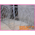BT0 22 security cross type razor wire mesh barbed airport fence